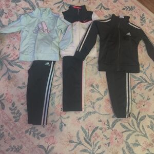Adidas Kids Costume Set - Mint, Black, and White